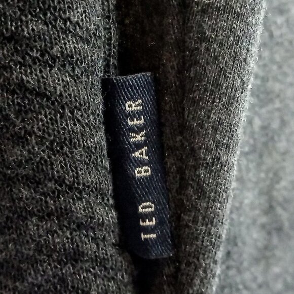 Ted Baker London Grey Full Zip Quilted Bomber Jacket NWT - Picture 5 of 8